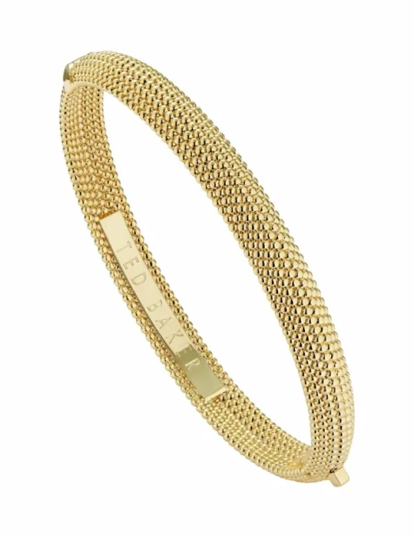 Dotett Dotted Texture Hinged Bangle Bracelet<Ted Baker Outlet