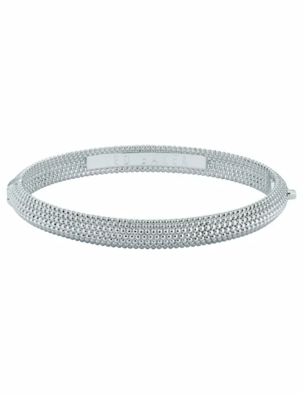 Dotett Dotted Texture Hinged Bangle Bracelet<Ted Baker Best