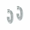 Dotetta Dotted Texture Hoop Earrings<Ted Baker Discount