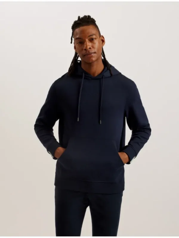 Drotow Logo Detail Cotton Blend Hoodie<Ted Baker Shop