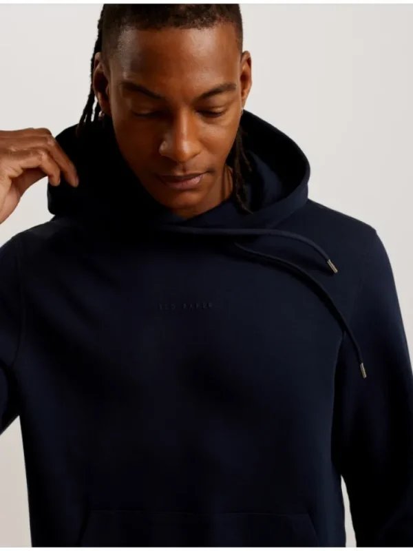 Drotow Logo Detail Cotton Blend Hoodie<Ted Baker Shop