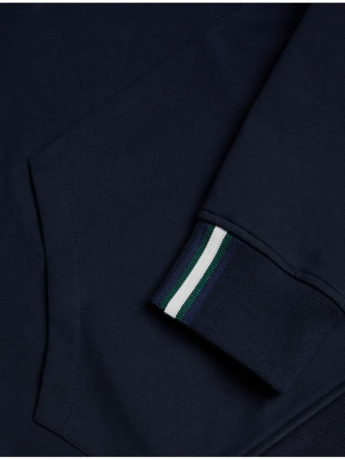 drotow_logo_detail_cotton_2.webp Drotow Logo Detail Cotton Blend Hoodie<Ted Baker Shop