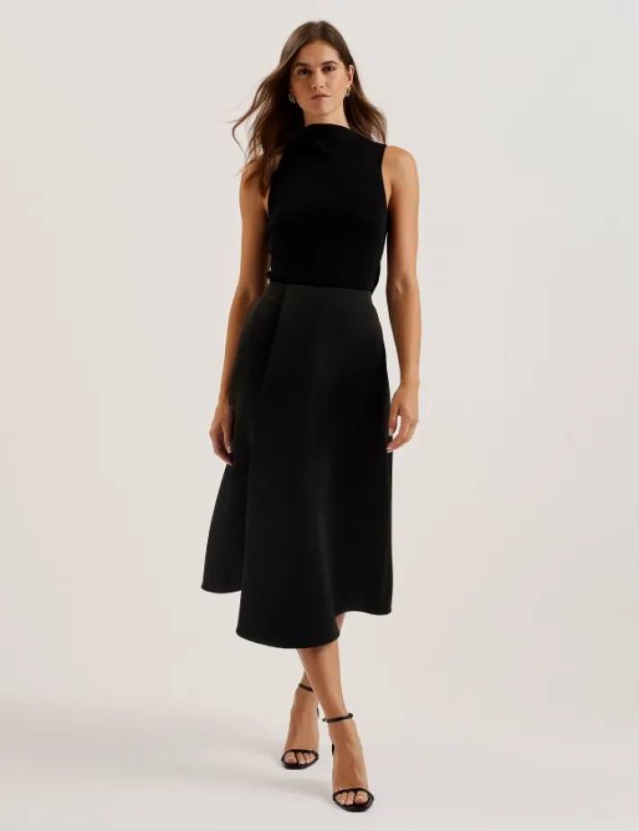 erva_asymmetric_satin_wra_0.webp Erva Asymmetric Satin Wrap Midi Skirt<Ted Baker Fashion