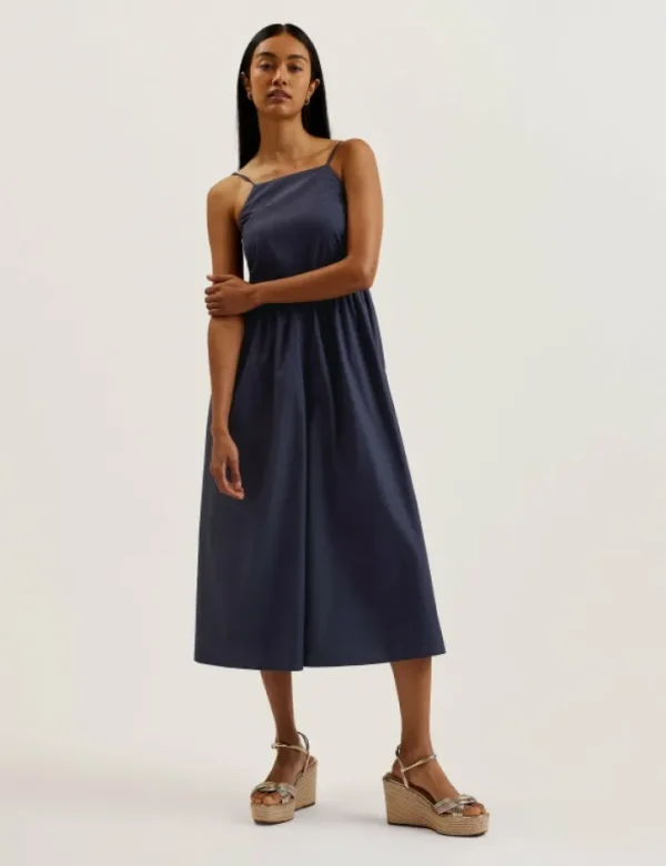 Eze Squared Neck Strappy Cross Over Jumpsuit<Ted Baker Best Sale