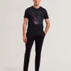 Fether Short Sleeve Printed Regular T Shirt<Ted Baker Flash Sale