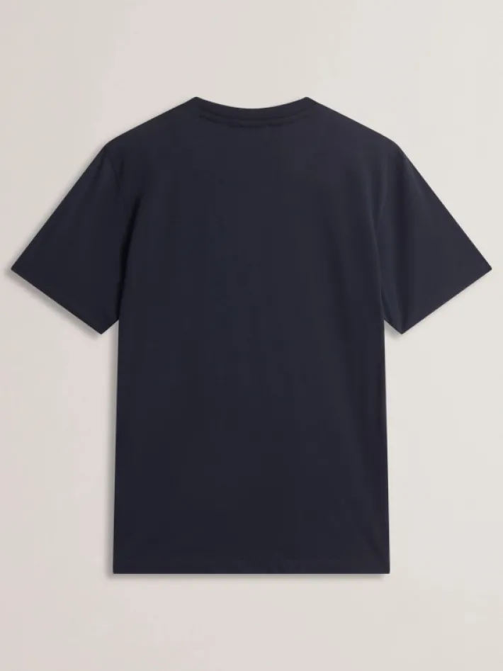 fether_short_sleeve_print_5.webp Fether Short Sleeve Printed Regular T Shirt<Ted Baker Flash Sale