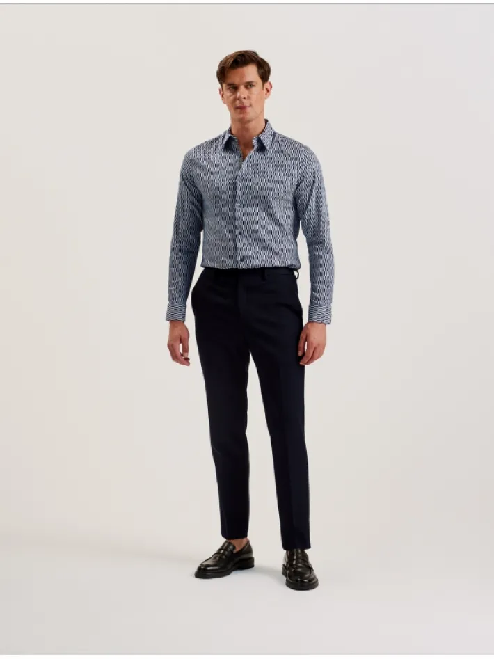 frestin_geometric_pattern_1-1.webp Frestin Geometric Pattern Slim Long Sleeve Shirt<Ted Baker Online