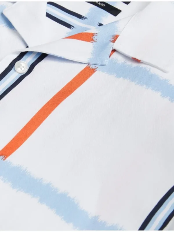 Gardon Check Print Relaxed Short Sleeve Shirt<Ted Baker Shop
