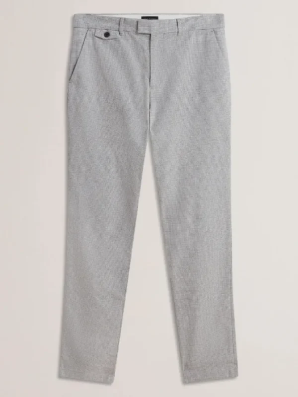 Handly Micro Houndstooth Slim Fit Trouser<Ted Baker Best