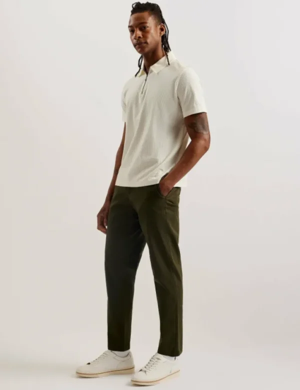 Haybrn Regular Fit Textured Chino Trouser<Ted Baker Shop