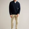 Haybrn Regular Fit Textured Chino Trouser<Ted Baker Clearance