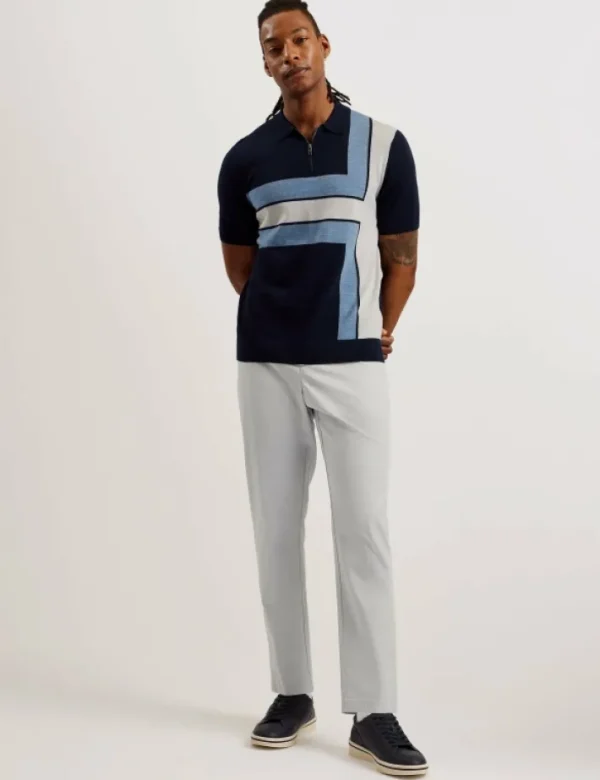 Haybrn Regular Fit Textured Chino Trouser<Ted Baker Hot