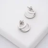 Helias Crystal Double Hoop Earrings<Ted Baker Shop