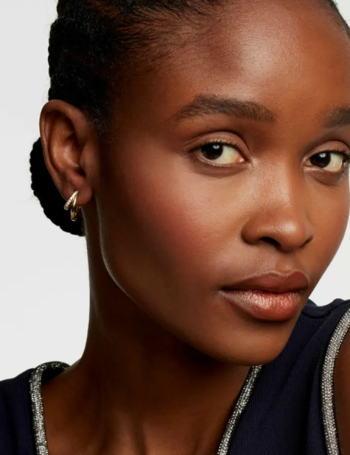 helias_crystal_double_hoo_1.webp Helias Crystal Double Hoop Earrings<Ted Baker Store