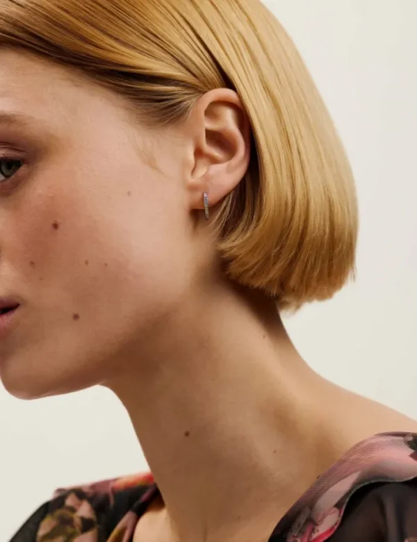 Heplie Crystal Huggie Hoop Earrings<Ted Baker Fashion