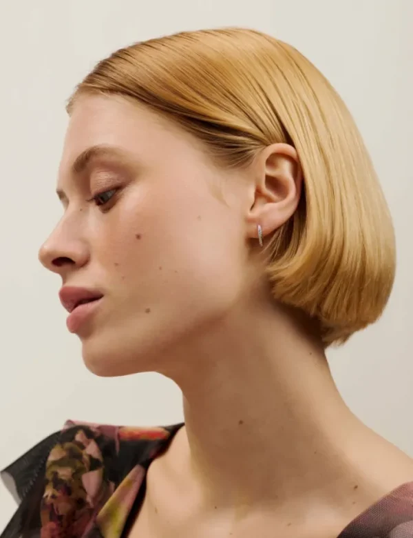Heplie Crystal Huggie Hoop Earrings<Ted Baker Fashion