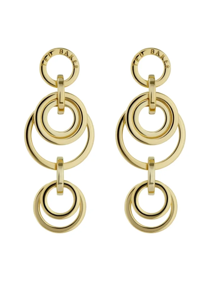 huliet__multi_hoop_drop_e_2.webp Huliet Multi Hoop Drop Earrings<Ted Baker Cheap