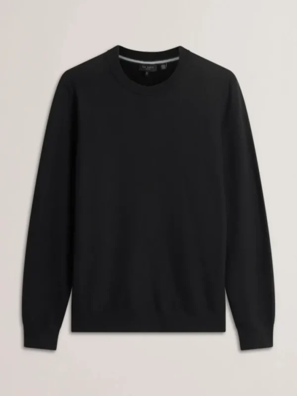 Jamals Long Sleeve Herringbone Stitch Crew Neck Sweater<Ted Baker Clearance