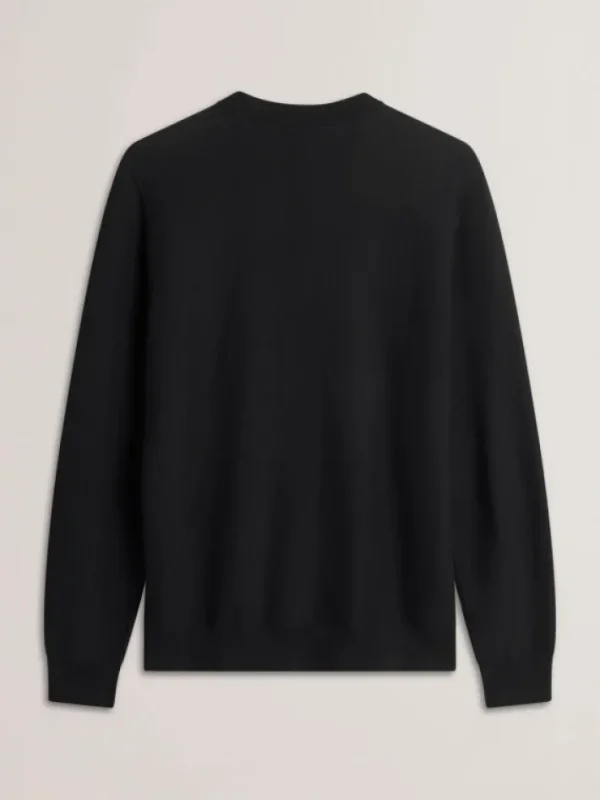 Jamals Long Sleeve Herringbone Stitch Crew Neck Sweater<Ted Baker Clearance