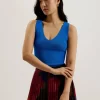 Josiiy V-Neck Slim Fit Sleeveless Knit Top<Ted Baker Hot