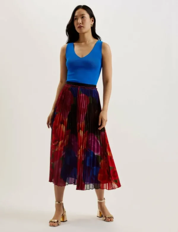 Josiiy V-Neck Slim Fit Sleeveless Knit Top<Ted Baker Hot