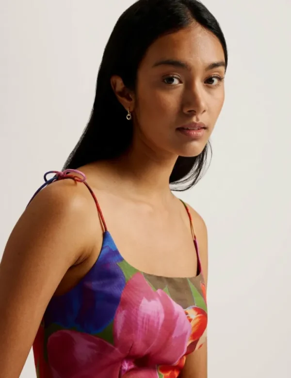 Jyneen Printed Fitted Bodice Mini Dress<Ted Baker Cheap