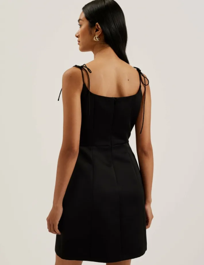 kavala_tie_strap_square_n_3.webp Kavala Tie Strap Square Neck Mini Dress<Ted Baker Shop