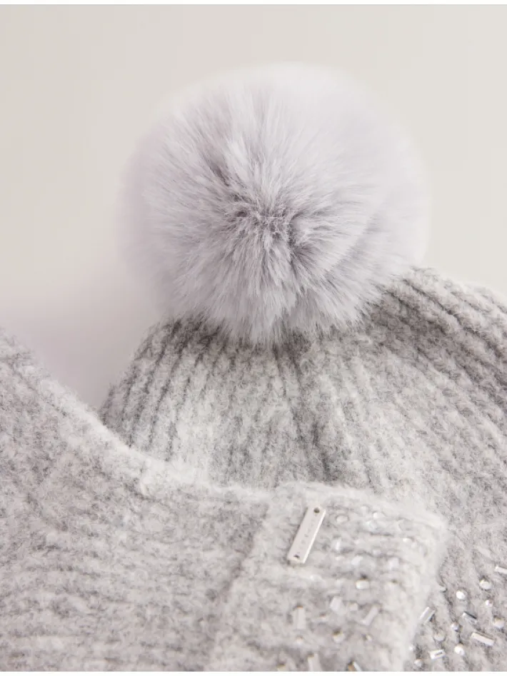 keriis_rhinestone_knitted_2.webp Keriis Rhinestone Knitted Hat And Gloves Set<Ted Baker Flash Sale