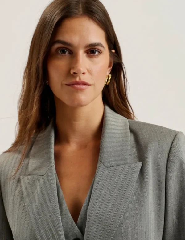 Koa Oversized Herringbone Single Breasted Blazer<Ted Baker Discount