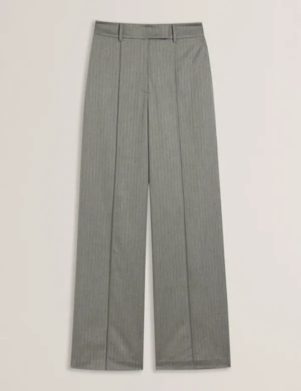 Koat Herringbone Wide Leg Tailored Trousers<Ted Baker Sale