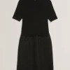 Komam Boucle A-Line Mini Dress With Knit Bodice<Ted Baker Cheap