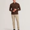 Kurnle T Knit Half Zip Funnel Neck Jumper<Ted Baker Discount