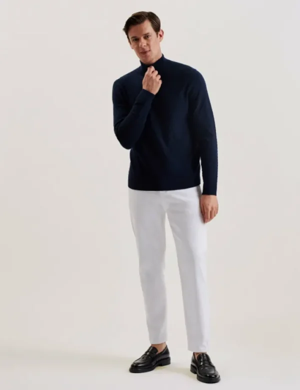 Kurnle T Knit Half Zip Funnel Neck Jumper<Ted Baker Clearance