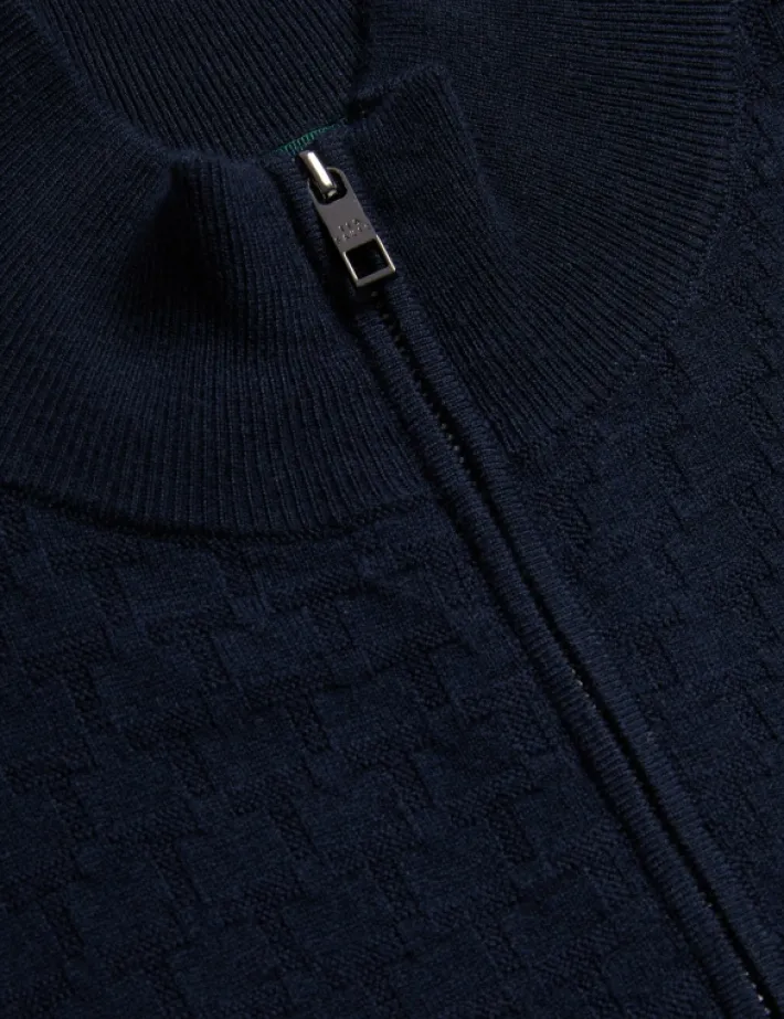 kurnle_t_knit_half_zip_fu_2.webp Kurnle T Knit Half Zip Funnel Neck Jumper<Ted Baker Clearance