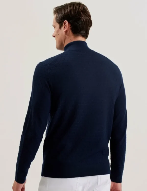 Kurnle T Knit Half Zip Funnel Neck Jumper<Ted Baker Clearance