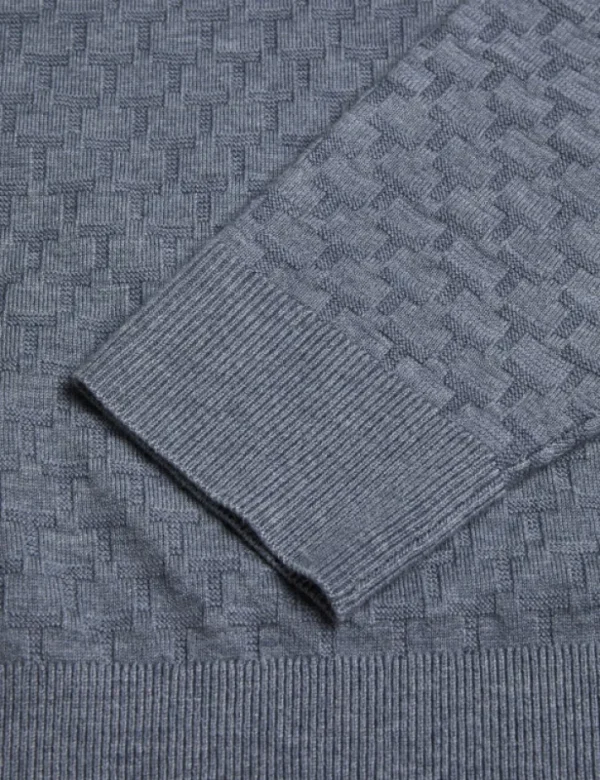 Kurnle T Knit Half Zip Funnel Neck Jumper<Ted Baker Flash Sale