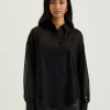 Lechosa Bib Front Sheer Long Sleeve Blouse<Ted Baker New