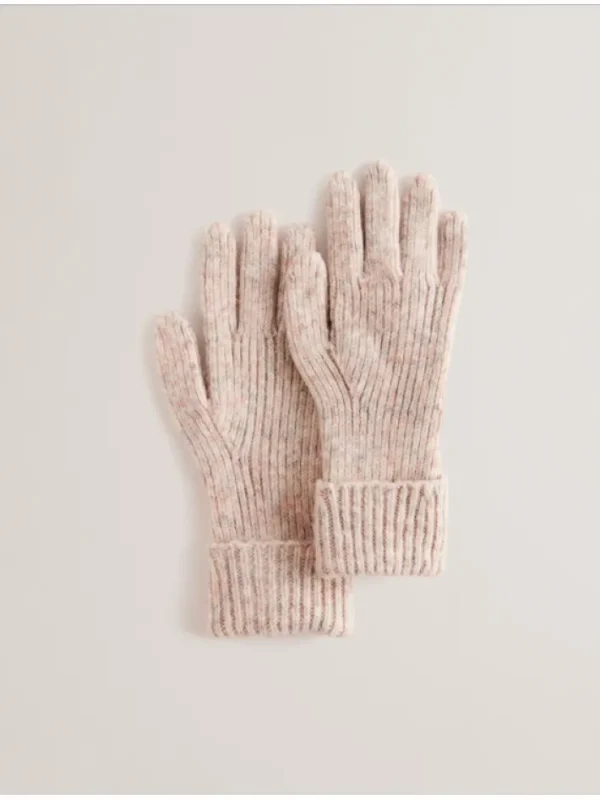 Lidiie Wool Blend Ribbed Knit Gloves<Ted Baker Online