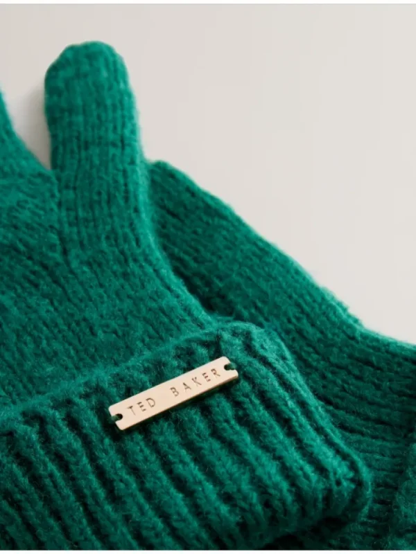 Lidiie Wool Blend Ribbed Knit Gloves<Ted Baker Hot