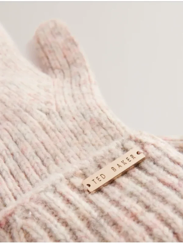 Lidiie Wool Blend Ribbed Knit Gloves<Ted Baker Online