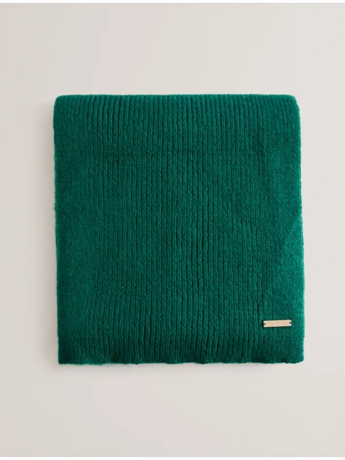 lidiies_ribbed_wool_blend_0.webp Lidiies Ribbed Wool Blend Knitted Scarf<Ted Baker New