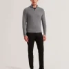 Limehas Long Sleeve Merino Core Quarter Zip<Ted Baker Hot