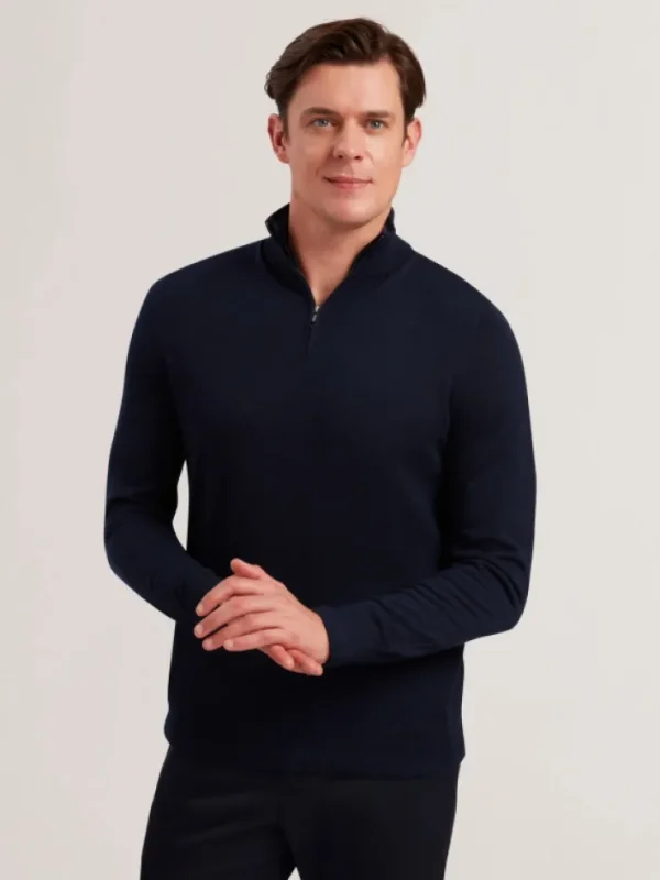 Limehas Long Sleeve Merino Core Quarter Zip<Ted Baker Flash Sale