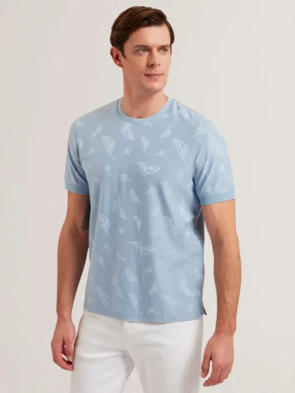 Lipsto Short Sleeve Regular Printed Shirt<Ted Baker Online