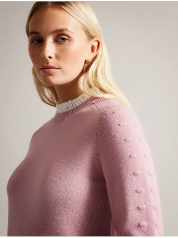 Lissiah Bobble Detail Shirt Hem Knitted Jumper<Ted Baker Cheap