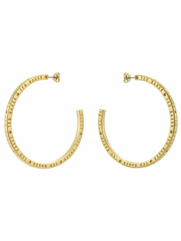 Loa Logo Hoop Earrings<Ted Baker Clearance