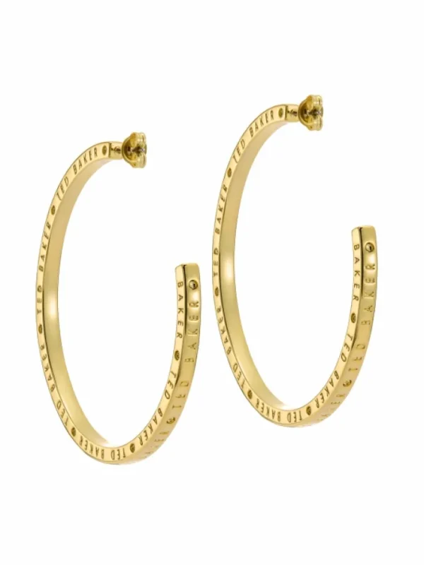 Loa Logo Hoop Earrings<Ted Baker Clearance
