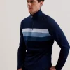 Longman Ombre Stripe Half-Zip Sweatshirt<Ted Baker Fashion