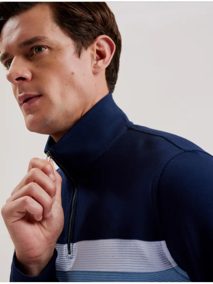 longman_ombre_stripe_half_3.webp Longman Ombre Stripe Half-Zip Sweatshirt<Ted Baker Fashion