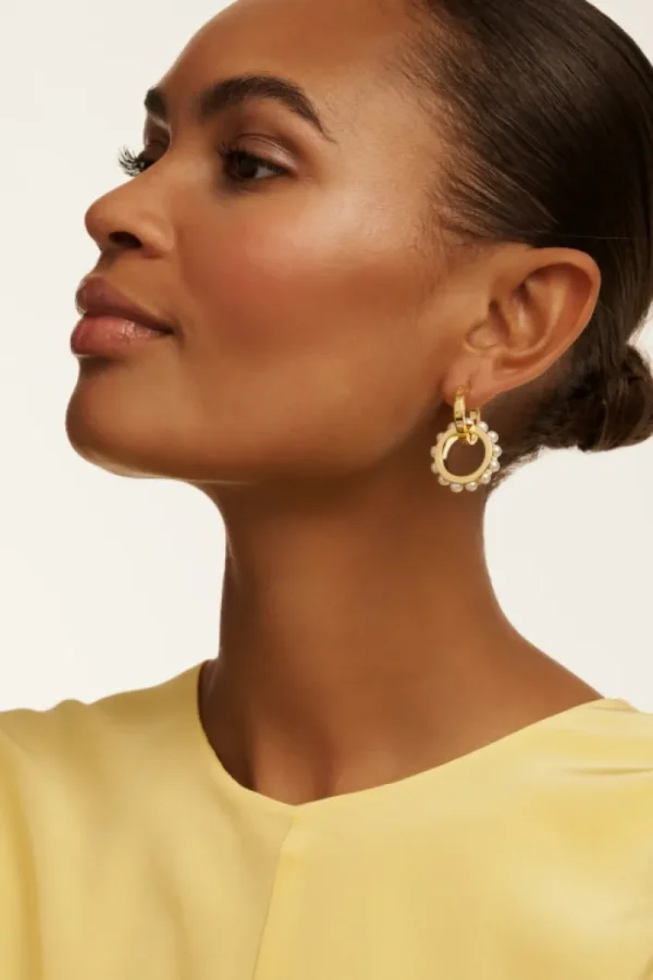 Lorrie Double Logo Link Drop Earrings<Ted Baker New